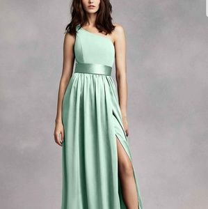 White by Vera Wang mint bridesmaid dress 4
